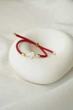 دستبند قلب طلا