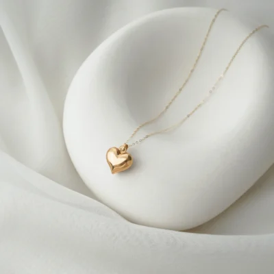 آویز قلب سایز بزرگ طلا