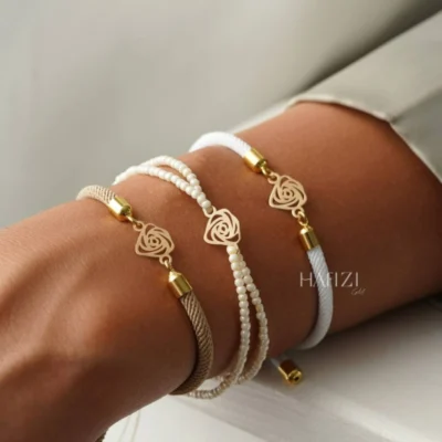 دستبند طلا مارشال رز